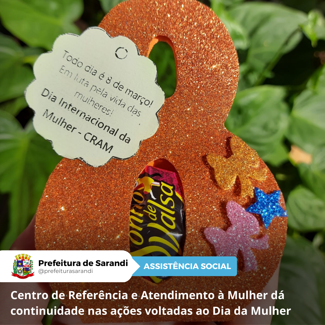 Centro de Referência e Atendimento à Mulher dá continuidade nas ações voltadas ao Dia da Mulher